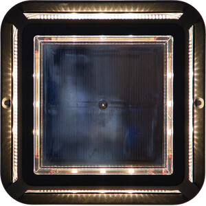 Solar Fence Light - Black