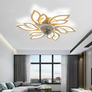 Petal-Shaped Ceiling Fan Light by Livingandhome