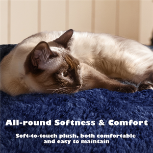 Multilevel Cat Tree with Scratching Posts - Navy Blue / 137cm by Yaheetech