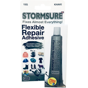 Stormsure Khaki Flexible Repair Adhesive 15g - KHAKI by STORMSURE