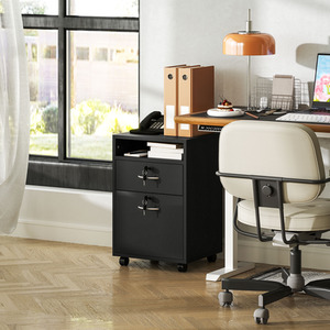 HOMCOM Filing Cabinet With Drawer by HOMCOM