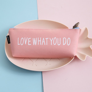 Love What You Do Pencil Case - Pink