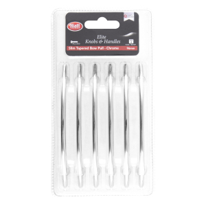 Slim Tapered Bow Pull - Chrome by Hiatt