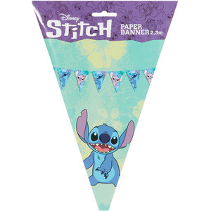 Disney Stitch Paper Flag Banner by Disney