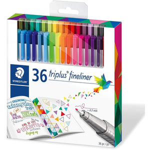 STAEDTLER 334 Triplus Fineliner Pen - 0.3mm by STAEDTLER