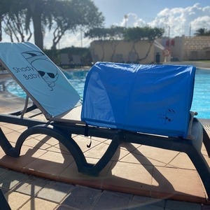 Shady Baby Sun Lounger Tent - Blue by Shady Baby