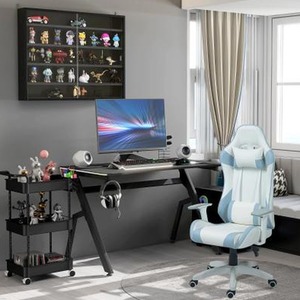 LED Galaxy Gaming Desk - Black by Chilli Seating