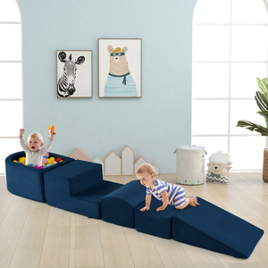 5-Piece Kids Soft Climbing Blocks - Blue by Costway