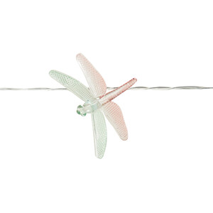 10 LED Solar Dragonfly String Light - Multicolour