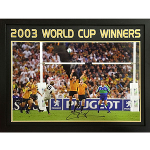 Jonny Wilkinson Signed and Framed England Photograph - White by Allstarsignings