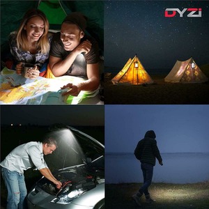 Bike Light Set Waterproof Rechargeable - Black by DYZI