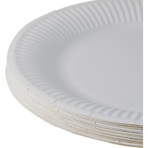 My Kitchen Paper Plates - White / 30