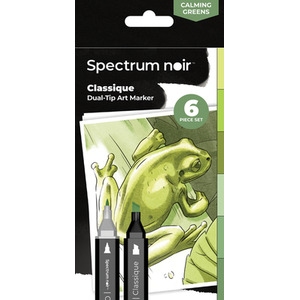 Spectrum Noir Classique 6 Pack - Calming Greens by Spectrum Noir