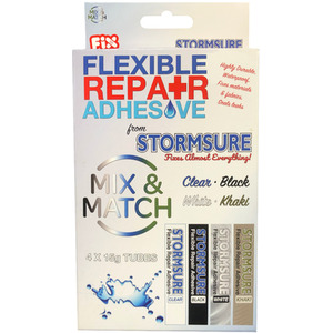 Stormsure Flexible Repair Adhesive Pack of 4 Colours - Various by STORMSURE
