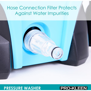 Pressure Jet Washer Power Wash and Rotary Brush - Blue by Pro-Kleen