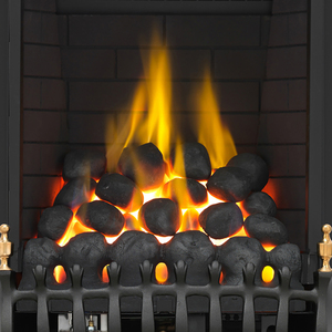 Focal Point Blenheim Full Depth Manual Gas Fire - Black by Focal Point Fires