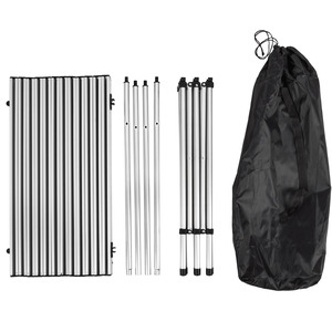 Camping Table Aluminium Foldable - Grey / 140cm by tectake