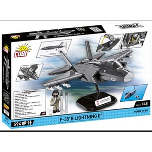 F-35B Lightning II (RAF) Brick Model Aircraft - Grey by COBI