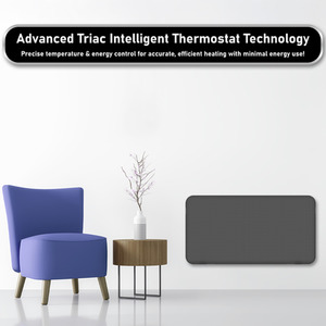 Mica Panel Heater With WiFi and App Control - Grey by Mylek