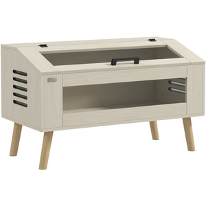 PawHut Reptile Terrarium, Snake Vivarium with Tempered Glass Windows - Brown / 140l by PawHut