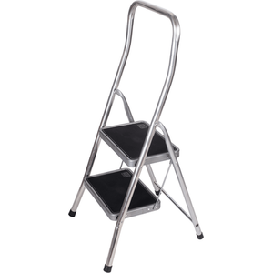 High Rail Aluminium Step Stool - Silver / 113cm by TB Davies