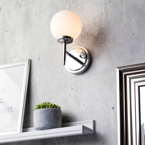 Preston Bathroom Globe Wall Light by Litecraft