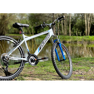 Dallingridge Pulsar Adult's Hardtail MTB, 26In - Ice White/Blue by Dallingridge