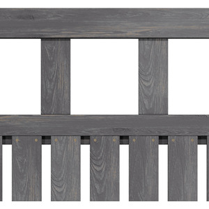 Spruce Wood Garden Fence Gate with Raised Sides by Livingandhome