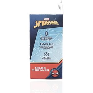 Marvel Spiderman Miles Morales Mini Bluetooth Speaker - Black by Bitty Boomers