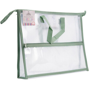 A4 Neutral Pastels Mesh Bag with Pocket by i-doodle