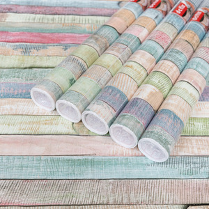 dc fix Rio Coloured Self Adhesive Vinyl Wrap for Kitchen Doors and Worktops - Multi / 67.5cm x 2m (pack of 5) by d-c-fix