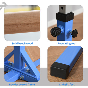 HOMCOM Adjustable Kids Gymnastics Training Bar by HOMCOM