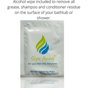 Non Slip Adhesive Bath Mat - Ultra Thin - Anti Skid Textured Vinyl 16