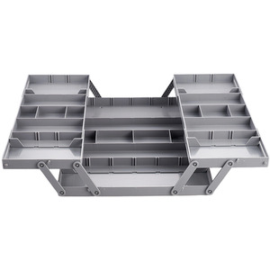 Expandable Multi-tier Drawer Organizer Storage Tray - Grey / 30cm / 4.5cm by Livingandhome