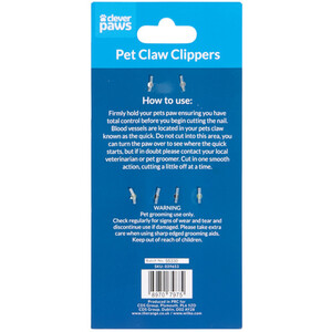 Pet Claw Clippers - Small by Clever Paws