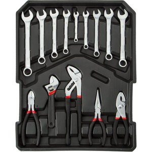 Tool Box Trolley 599 Pcs - Silver by tectake