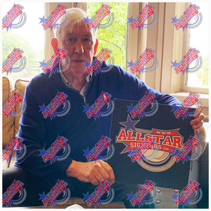 John Greig Signed and Framed Rangers Shirt - Blue by Allstarsignings