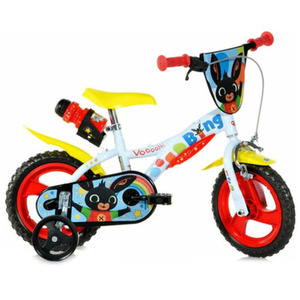 Dino Bing 12in Kids Bike - White - White by Dino