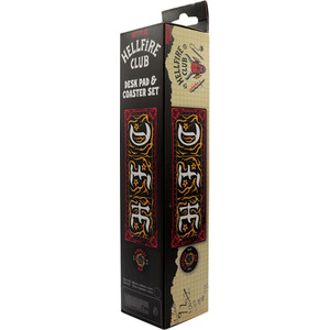 Stranger Things Hellfire Club Desk Pad Coaster Set - Multi by Stranger Things