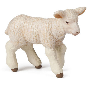 PAPO Farmyard Friends Merinos Lamb Toy Figure - White by PAPO