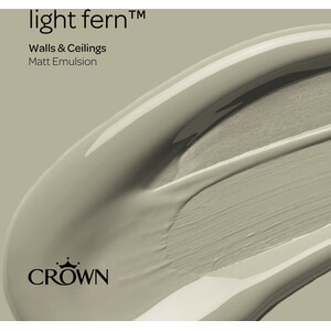 Crown Matt Emulsion - Light Fern / 5l by Crown Paints