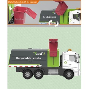 Big-Daddy Friction Powered Lorrys Toy Truck - Multi / Recycling Dustbin Lorry by Big Daddy