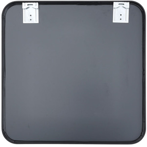 Square Aluminum Wall Mirror - Black by Kidkid