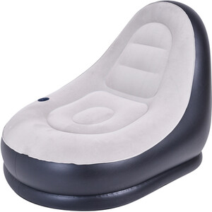 Avenli Lounger and Stool - Black/White by Avenli