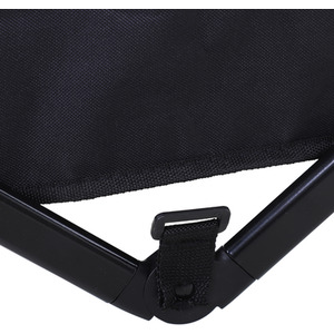 Outsunny Outdoor Pull Cart Folding Cargo Wagon - Black by Outsunny