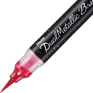 Pentel Arts - Dual Metallic Brush Pen - Metallic Ink - Single Pen by Pentel