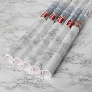 dc fix Marble Grey Self Adhesive Vinyl Wrap for Worktops and Furniture - Grey / 67.5cm x 2m (pack of 5) by d-c-fix