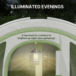 Outsunny 3000mm Waterproof Camping Tent for 5-6 Man by Outsunny