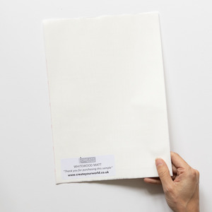 dc fix Whitewood Matt Self Adhesive Vinyl Wrap for Kitchen Doors and Worktops - White / A4 by d-c-fix
