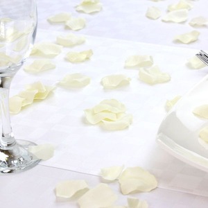 Silk Rose Petal Table Confetti - Cream by Kingsbury Gifts